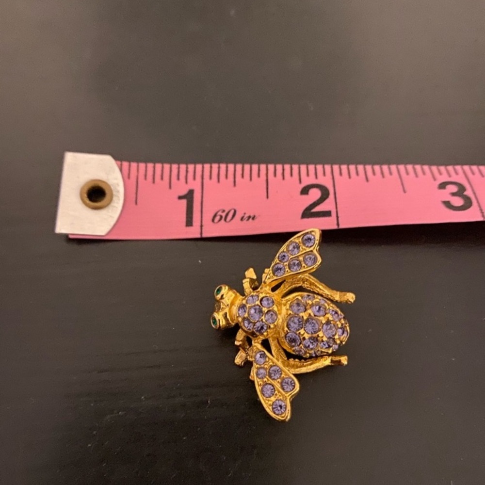 Gold-tone Bumblebee Brooch NWOT - Picture 4 of 8